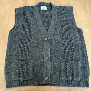 Vintage College Point Grey Acrylic Sweater Vest
